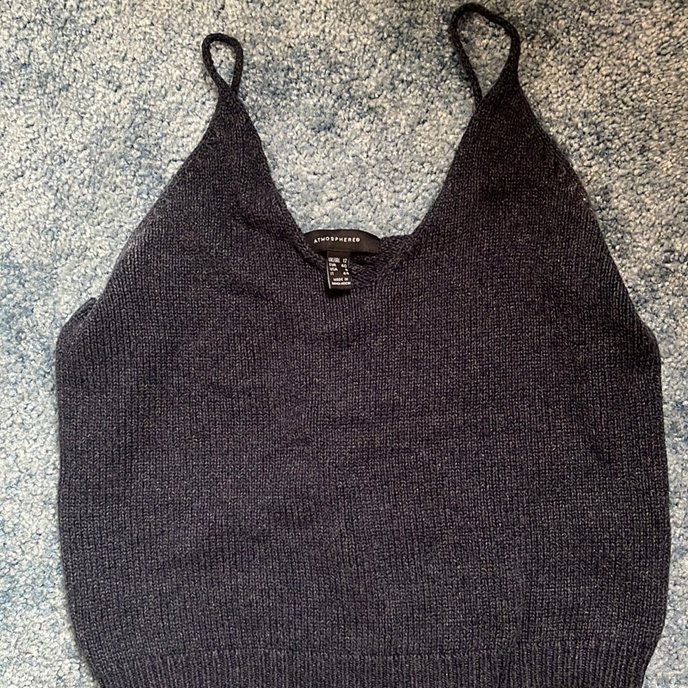Knit tank top